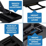 Desk Converters - Height Adjustable X-Lift Standing Desk Converter - Mount-It! -