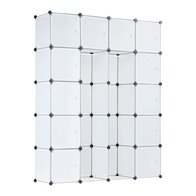 Storage - Modular Wardrobe Storage Organizer - 20 Cubes - Mount-It! - WI-4031XL