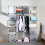 Storage - Modular Wardrobe Storage Organizer - 20 Cubes - Mount-It! - WI-4031XL