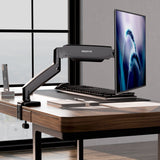 Monitor Mount - Single Monitor Desk Mount with Gas Spring Arm - Mount-It! - MI-1881BLK