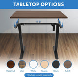 Standing Desk - Single Motor Electric Standing Desk Base - Mount-It! -