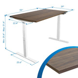 Ultimate Dual Motor Electric Standing Desk with 55" Tabletop