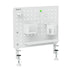White Desk Accessories - Clamp-on Pegboard Organizer - Mount-It! - MI-7302WHT
