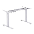 White Desk Frame - Dual-Motor, 3-Stage Electric Standing Desk Frame - Mount-It! - MI-8030W