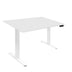 White Standing Desk - Dual Motor Electric Standing Desk with 48" Tabletop - White Base - Mount-It! - MI-18119