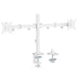 White Monitor Mount - Full Motion Dual Monitor Desk Mount - Mount-It! - MI-4752WHT